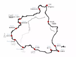 「甘南旅游攻略自驾图」甘南旅游线路自驾游地图✅