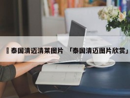 ✅泰国清迈清莱图片 「泰国清迈图片欣赏」