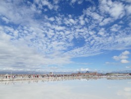 「茶卡盐湖天空之镜照片」茶卡盐湖天空之镜成因地理✅