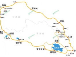 青甘大环线地图_青甘大环线地图图片